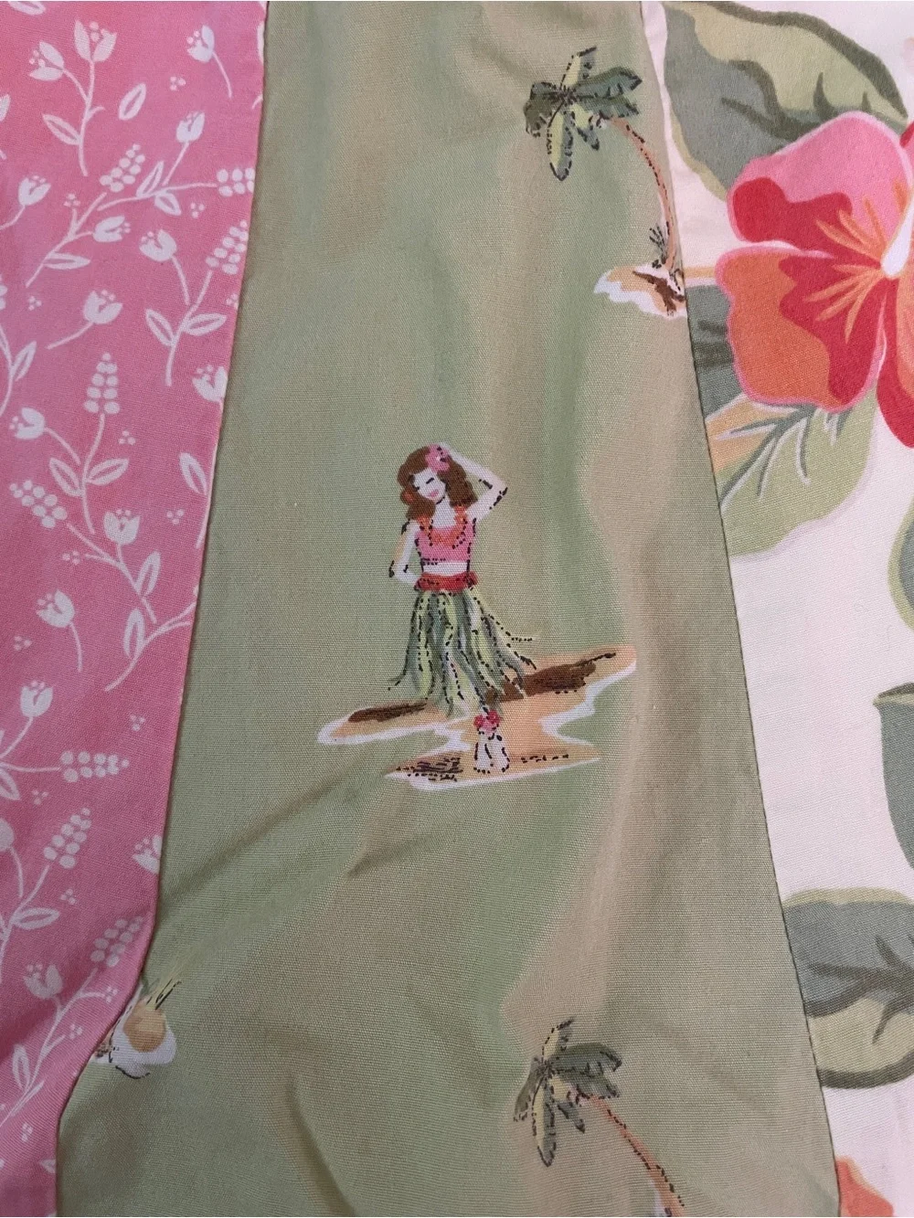 Gymboree Aloha Hawaii Vacation Tank Floral Patchwork Skirt Sun Hat 5 pcs outfits